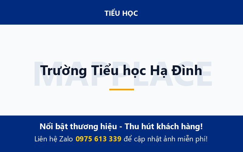 Trường Tiểu học Hạ Đình