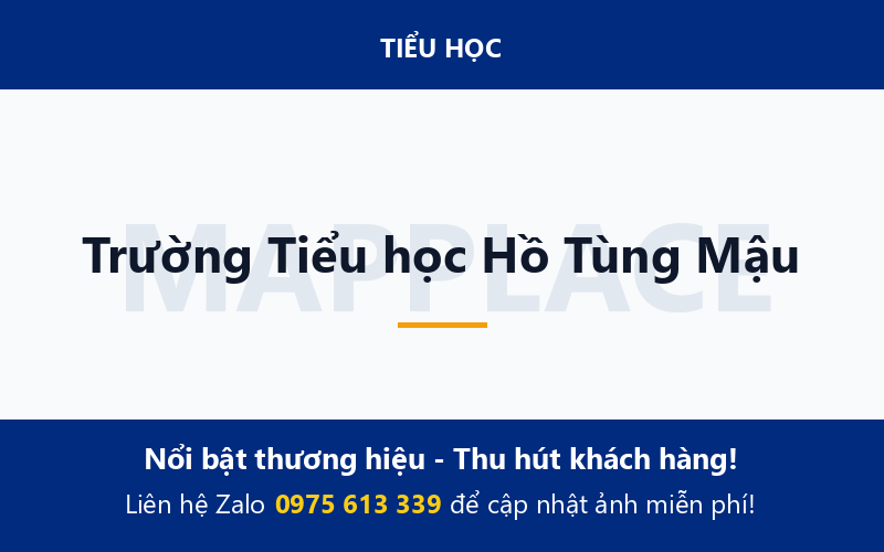 Trường Tiểu học Hồ Tùng Mậu