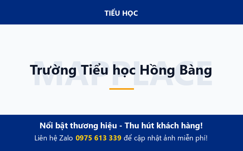 Trường Tiểu học Hồng Bàng
