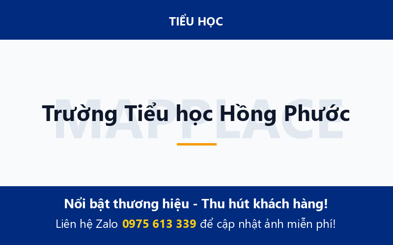 Trường Tiểu học Hồng Phước