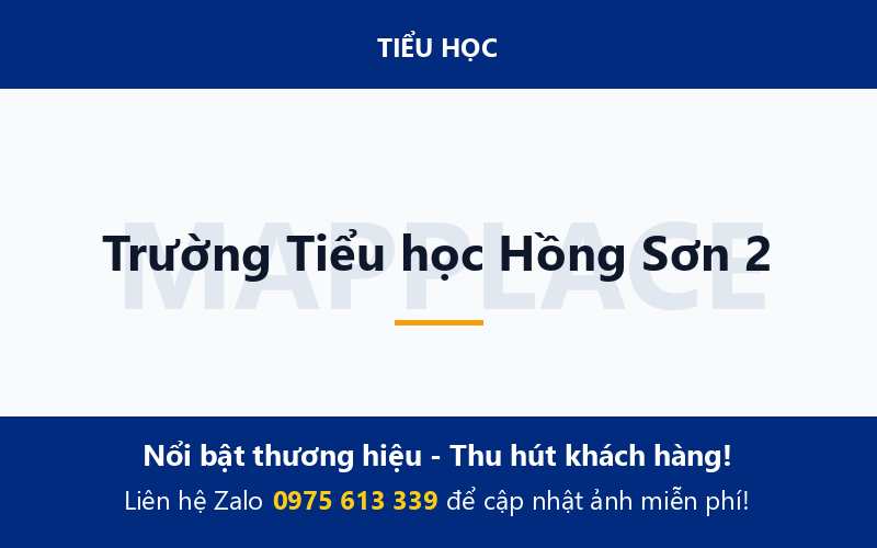 Trường Tiểu học Hồng Sơn 2