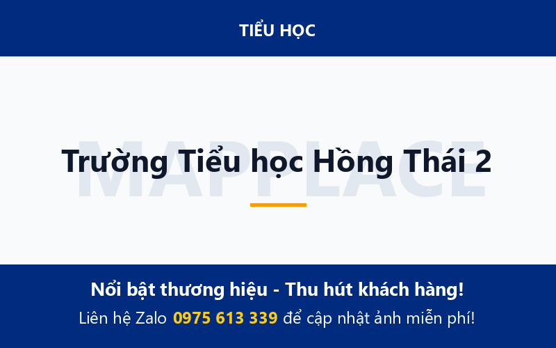 Trường Tiểu học Hồng Thái 2
