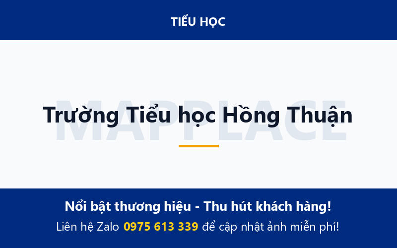 Trường Tiểu học Hồng Thuận