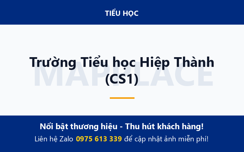 Trường Tiểu học Hiệp Thành (CS1)