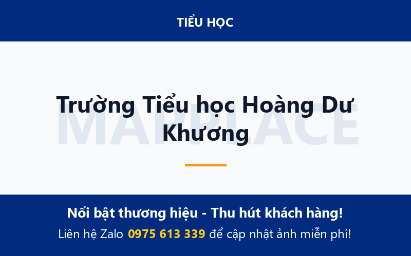 Trường Tiểu học Hoàng Dư Khương