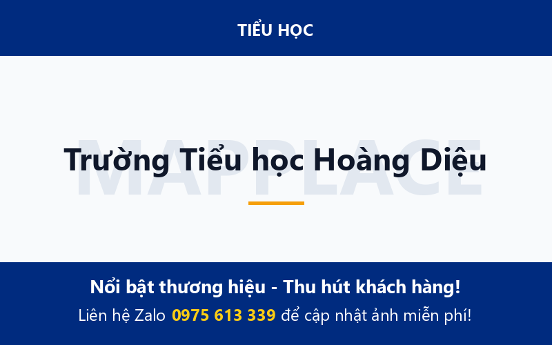 Trường Tiểu học Hoàng Diệu
