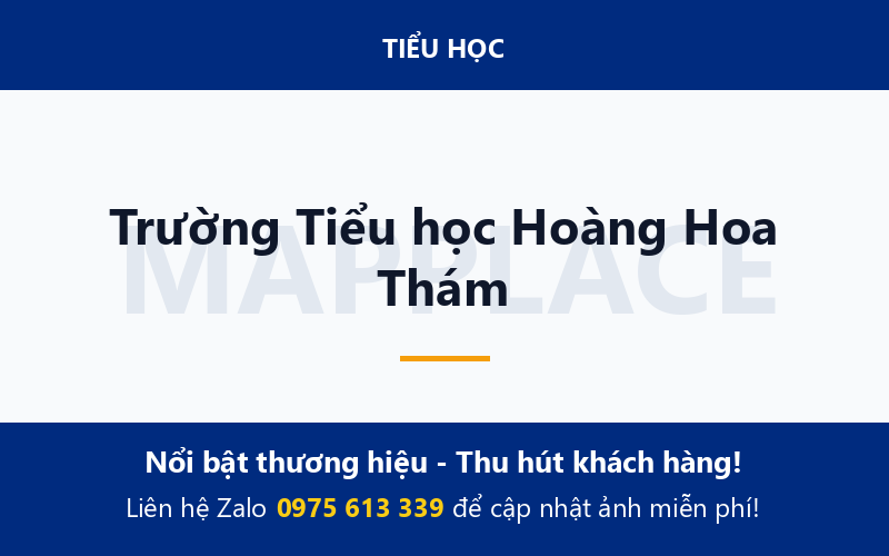 Trường Tiểu học Hoàng Hoa Thám