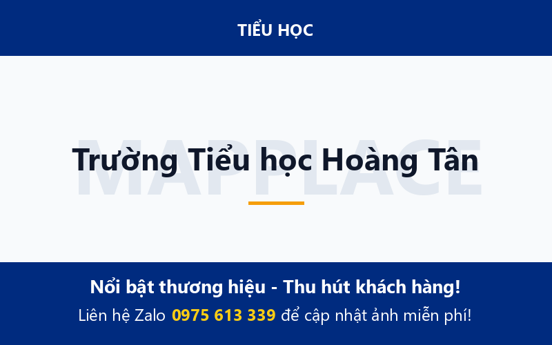Trường Tiểu học Hoàng Tân