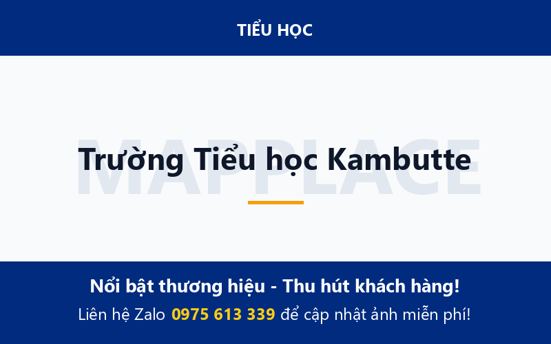 Trường Tiểu học Kambutte
