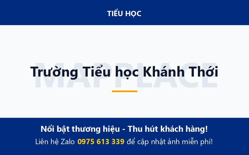 Trường Tiểu học Khánh Thới