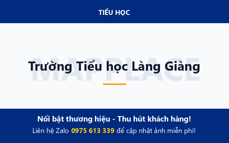 Trường Tiểu học Làng Giàng