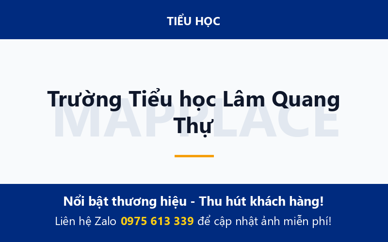 Trường Tiểu học Lâm Quang Thự