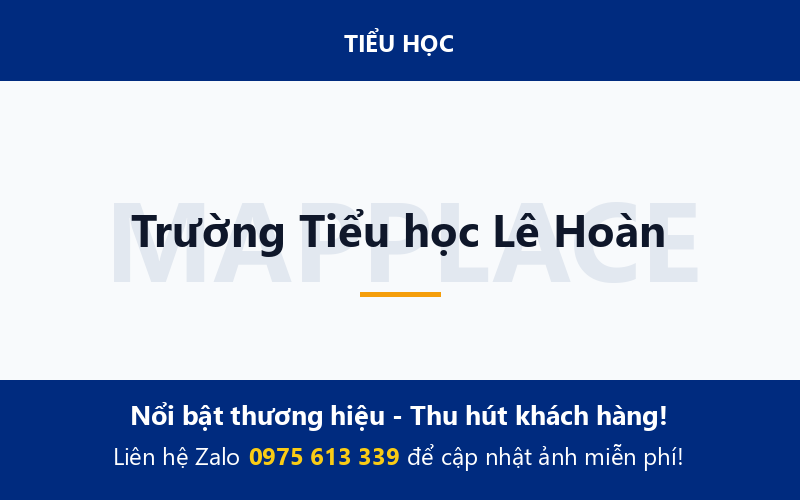 Trường Tiểu học Lê Hoàn