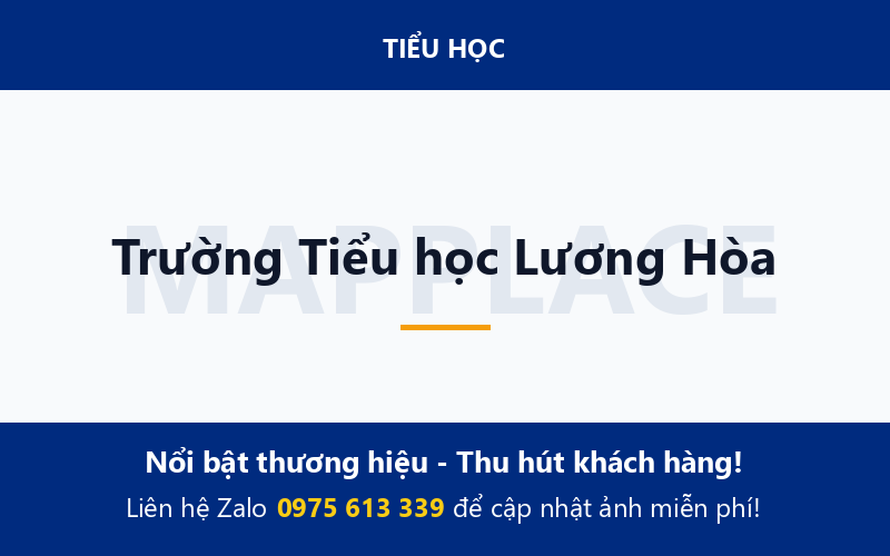 Trường Tiểu học Lương Hòa