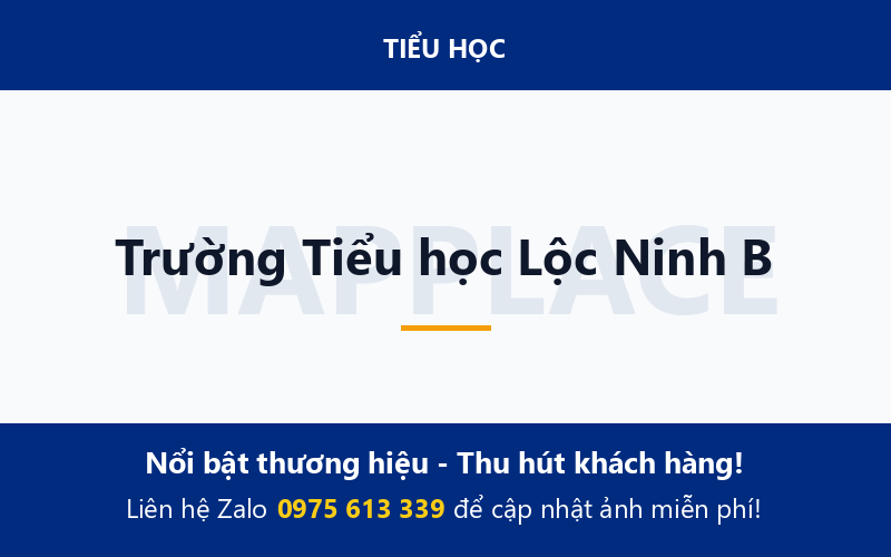 Trường Tiểu học Lộc Ninh B
