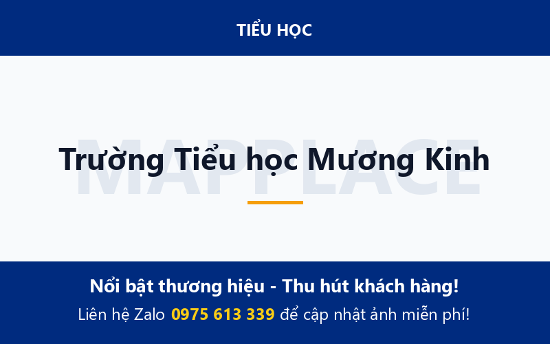 Trường Tiểu học Mương Kinh