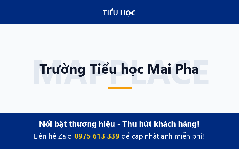 Trường Tiểu học Mai Pha