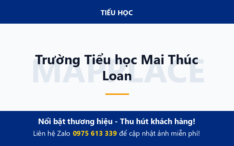 Trường Tiểu học Mai Thúc Loan