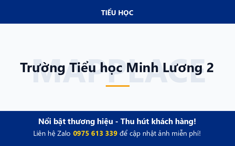 Trường Tiểu học Minh Lương 2