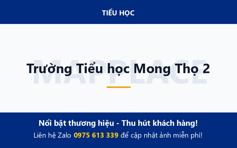 Trường Tiểu học Mong Thọ 2