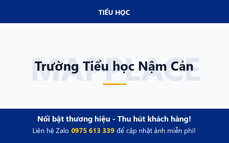 Trường Tiểu học Nậm Cản