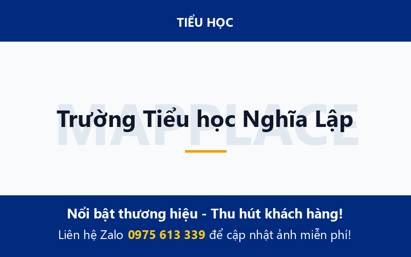 Trường Tiểu học Nghĩa Lập