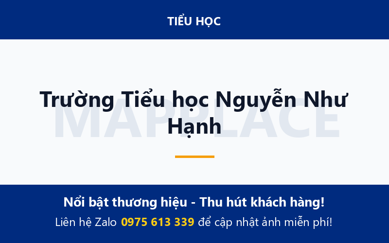 Trường Tiểu học Nguyễn Như Hạnh