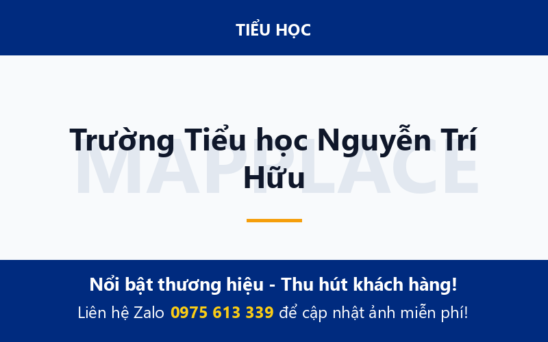 Trường Tiểu học Nguyễn Trí Hữu