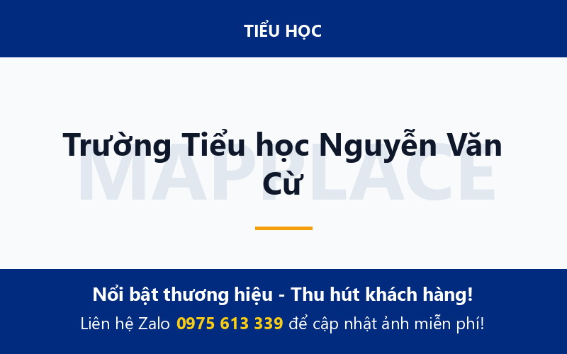 Trường Tiểu học Nguyễn Văn Cừ