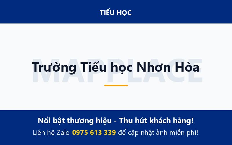 Trường Tiểu học Nhơn Hòa