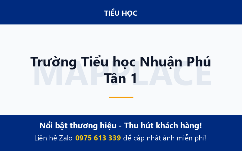 Trường Tiểu học Nhuận Phú Tân 1