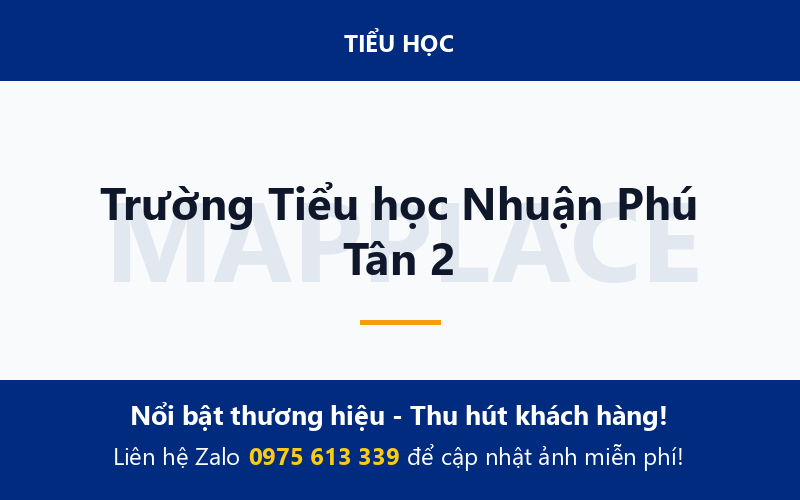 Trường Tiểu học Nhuận Phú Tân 2