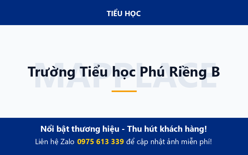 Trường Tiểu học Phú Riềng B