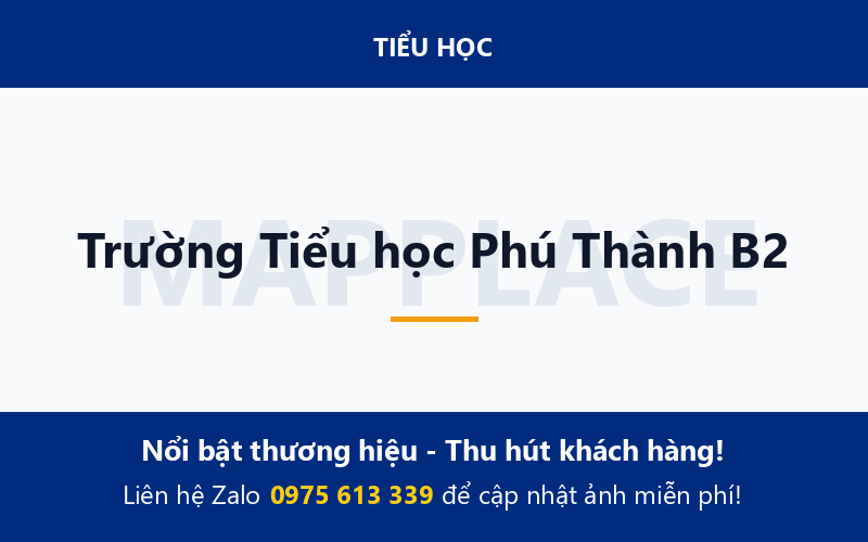 Trường Tiểu học Phú Thành B2