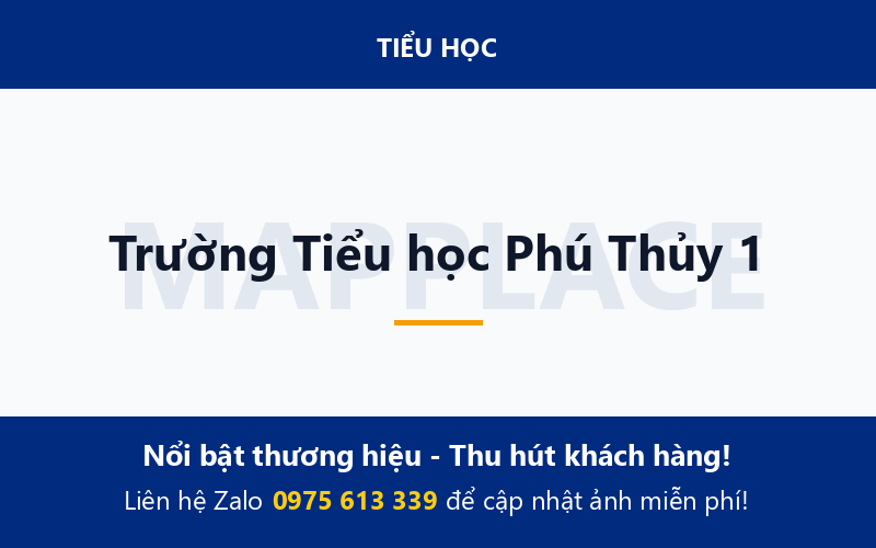 Trường Tiểu học Phú Thủy 1