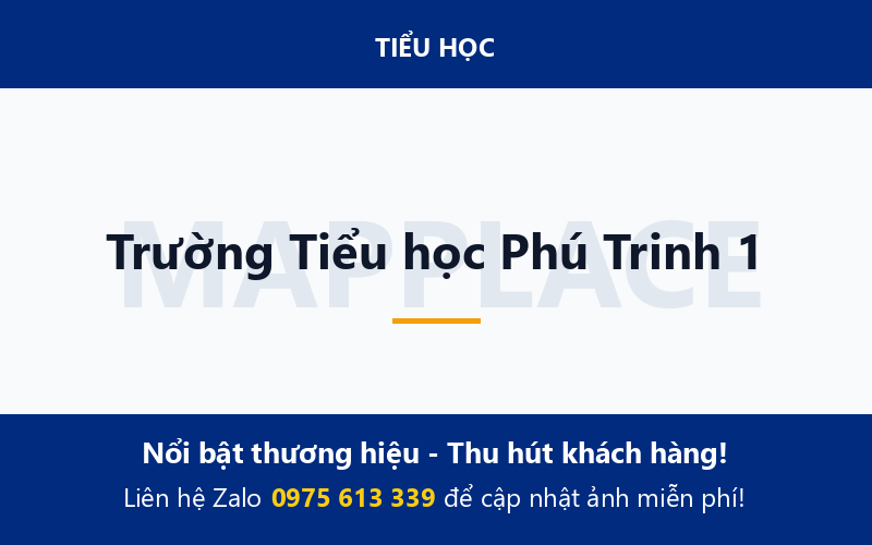 Trường Tiểu học Phú Trinh 1