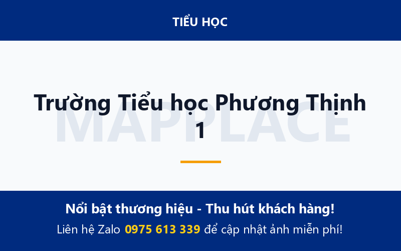 Trường Tiểu học Phương Thịnh 1