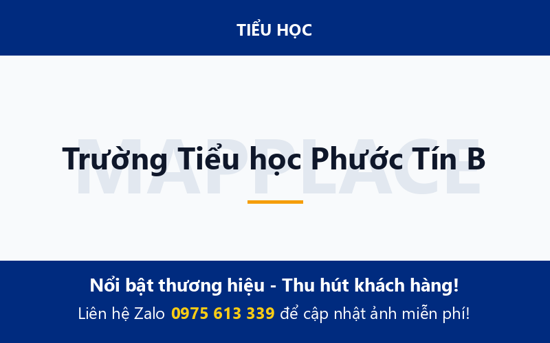 Trường Tiểu học Phước Tín B