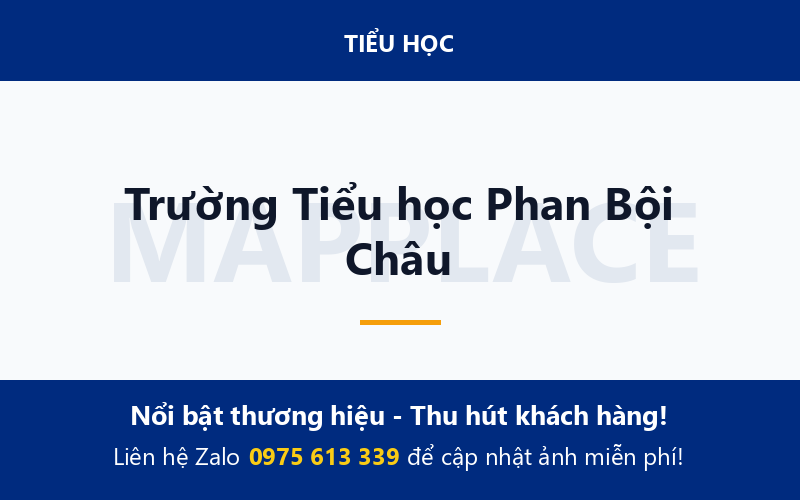 Trường Tiểu học Phan Bội Châu