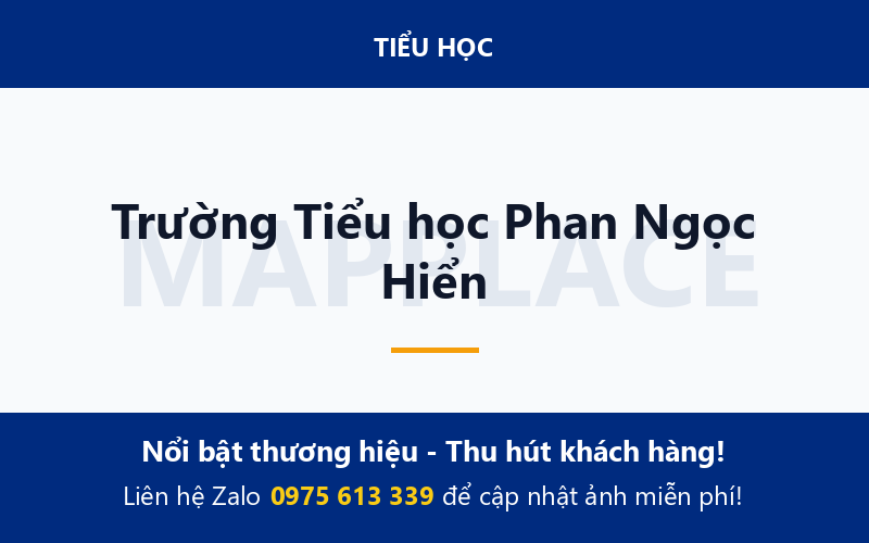 Trường Tiểu học Phan Ngọc Hiển