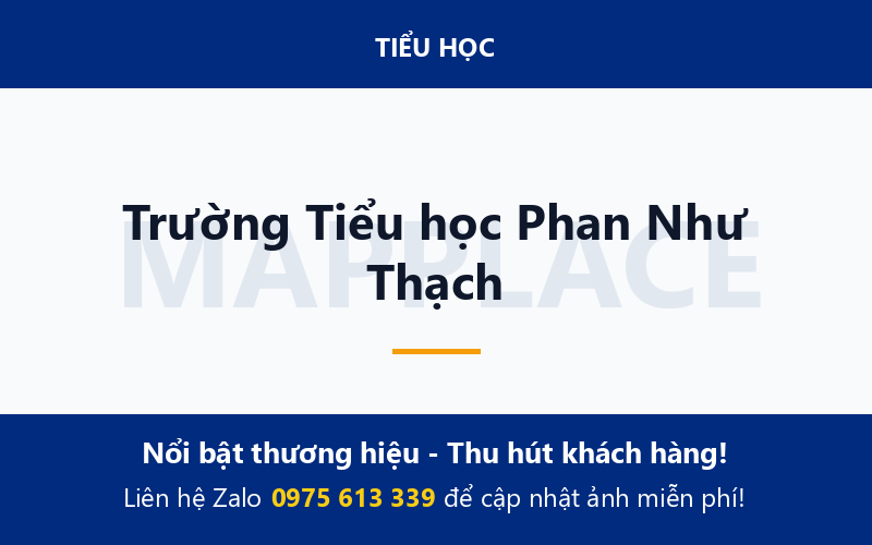 Trường Tiểu học Phan Như Thạch