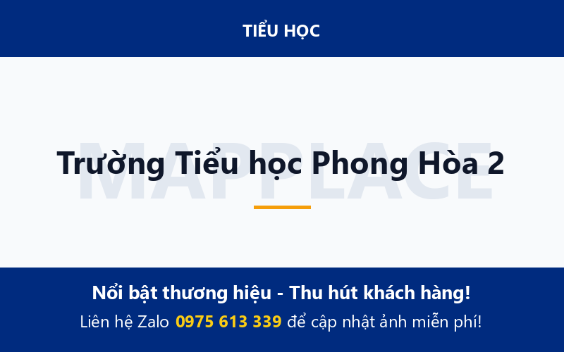 Trường Tiểu học Phong Hòa 2
