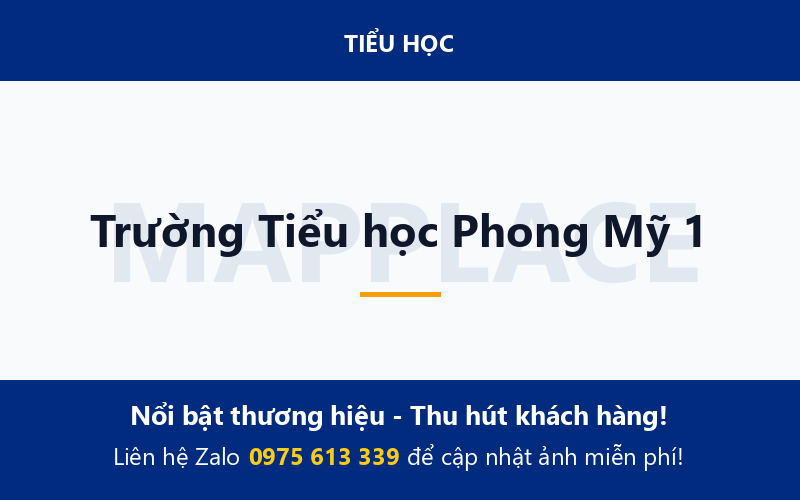 Trường Tiểu học Phong Mỹ 1