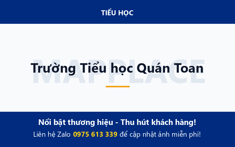 Trường Tiểu học Quán Toan