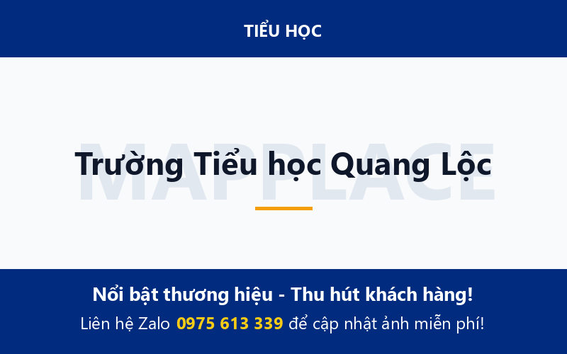 Trường Tiểu học Quang Lộc