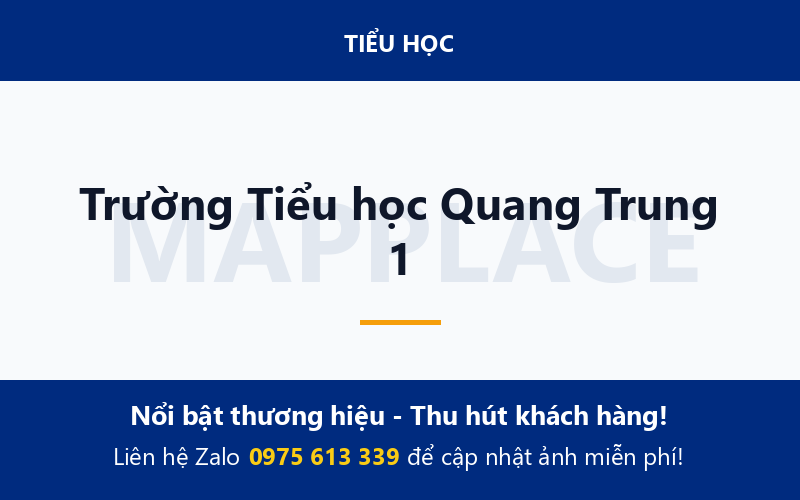 Trường Tiểu học Quang Trung 1