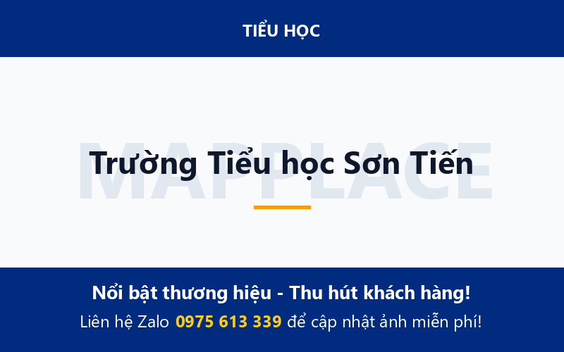 Trường Tiểu học Sơn Tiến