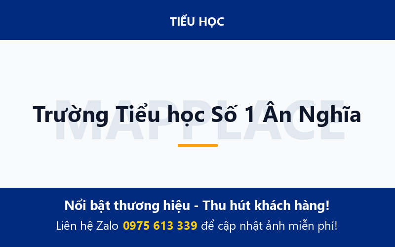 Trường Tiểu học Số 1 Ân Nghĩa