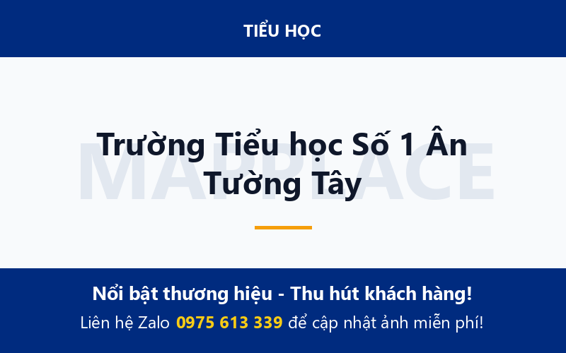 Trường Tiểu học Số 1 Ân Tường Tây