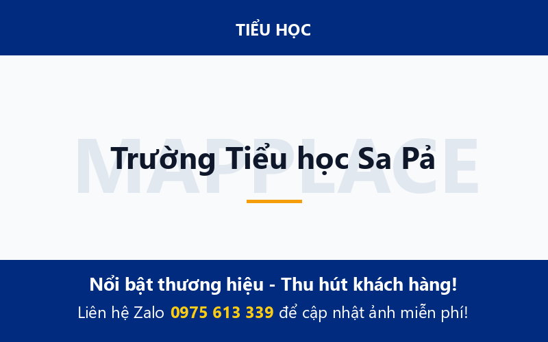 Trường Tiểu học Sa Pả